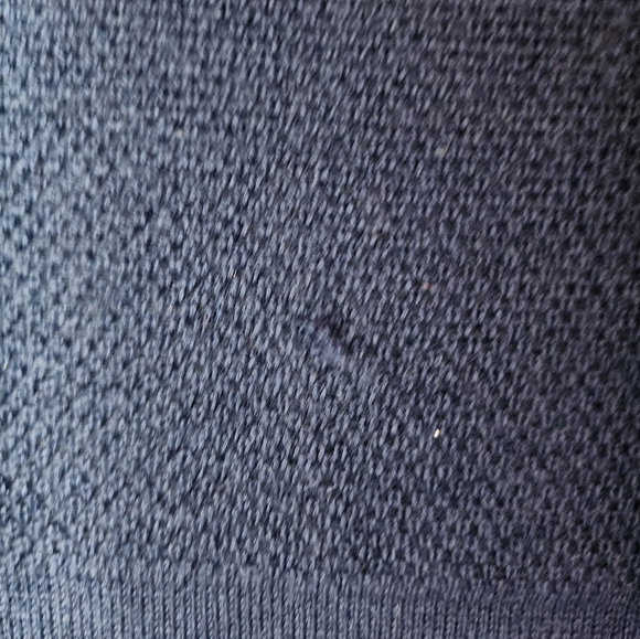 Vineyard Vines Navy Blue Merino Wool Sweater 3/4 Zip Size Large - Picture 8 of 10